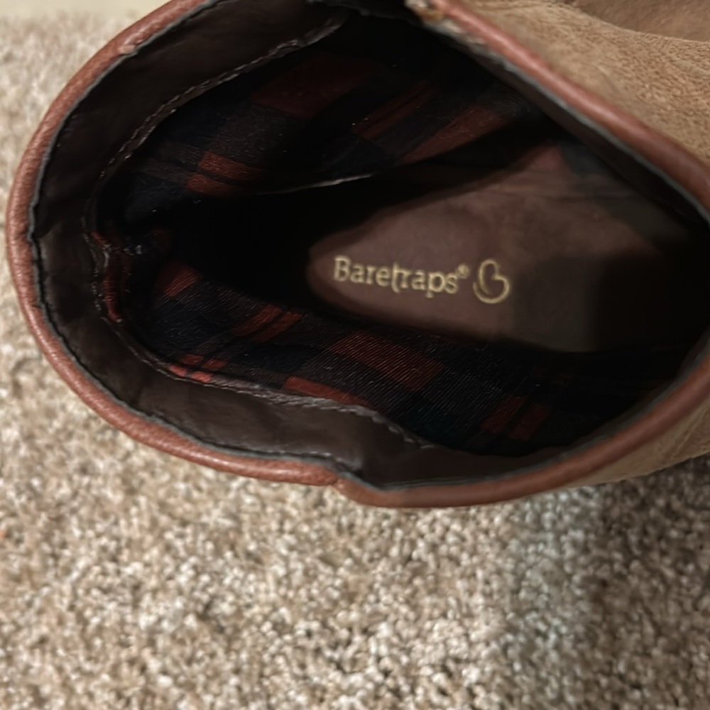 Baretraps Brown Half Boot Sz 9 - Picture 5 of 6